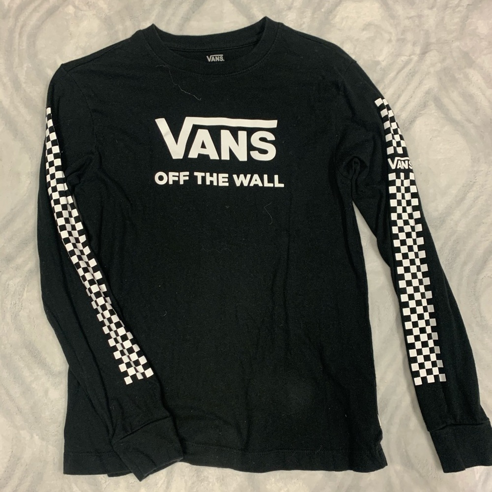 Black Vans Long Sleeve
